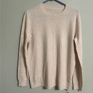 Liny Xin Womens Size XL Superfine 100% Merino Wool Mock Sweater New